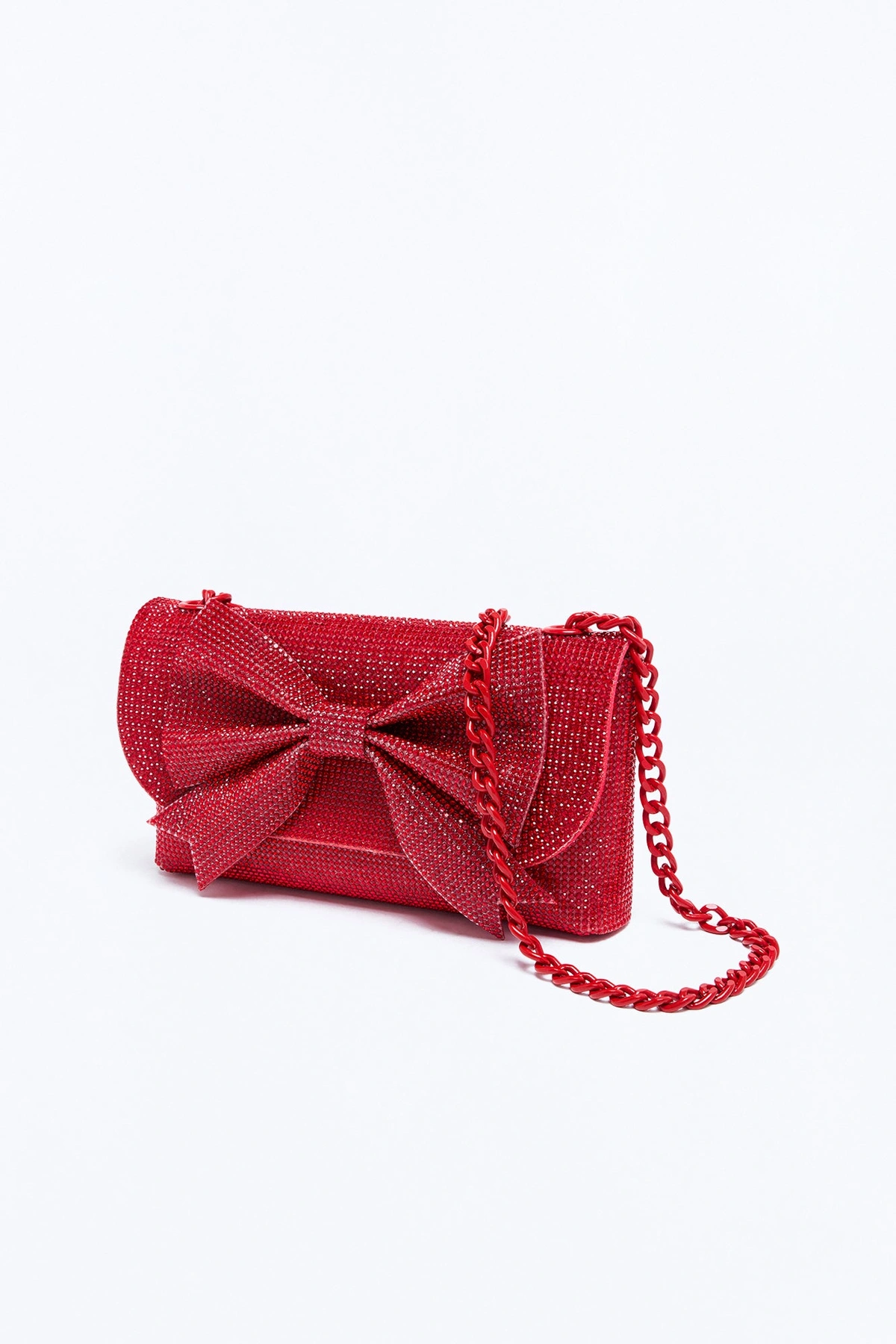 Find The Right Bow Handbag - Red — Vermelho