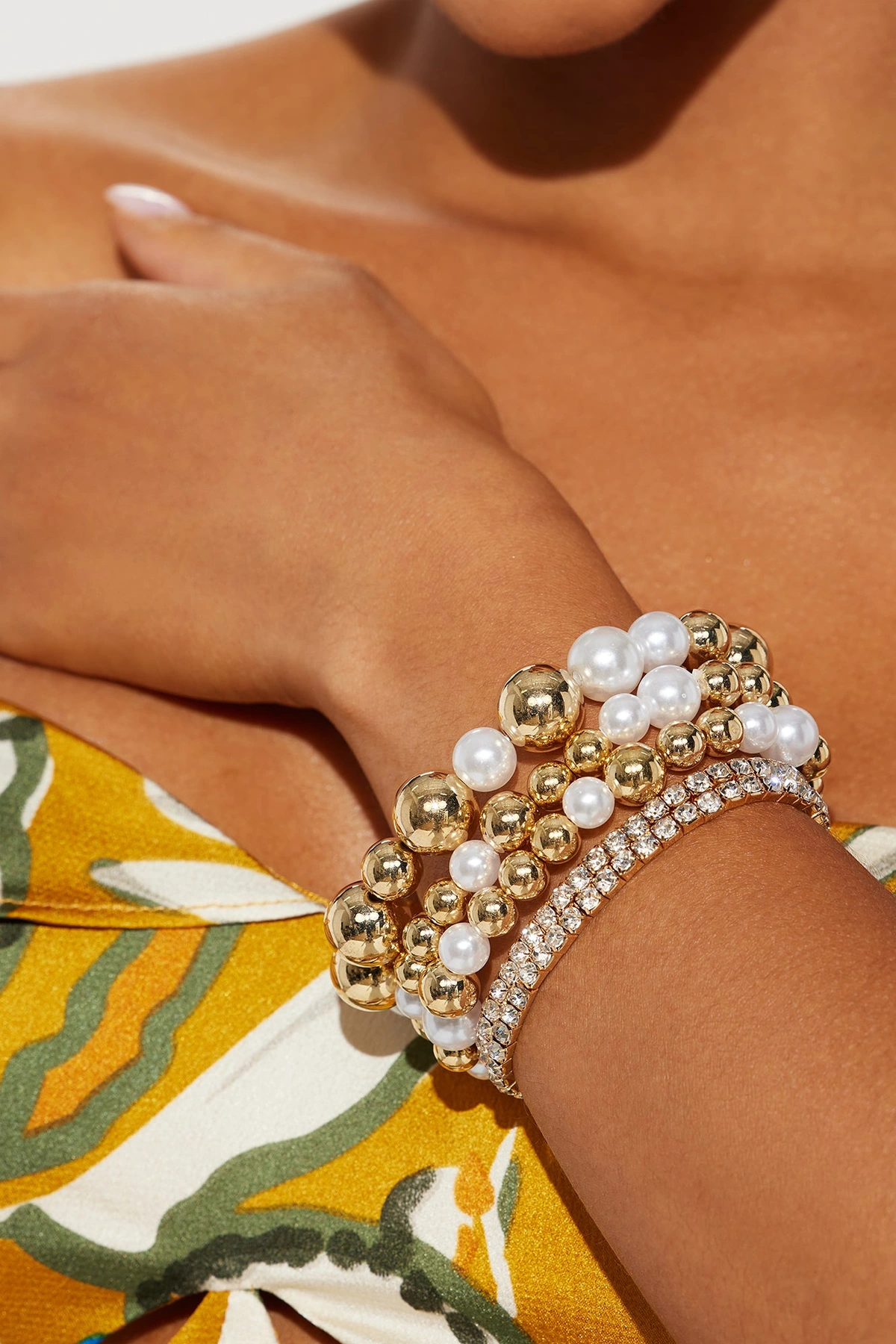 Athena 5 Piece Bracelet Set - Gold — Dourado