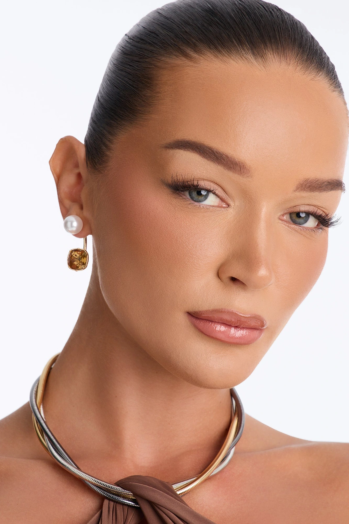 Sweet Pearl Drop Earrings - Gold/combo — Dourado/combinação