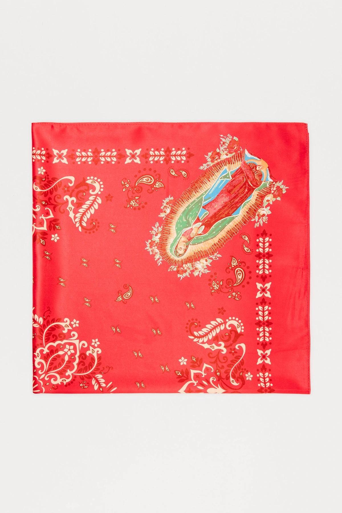 Faith Over Fear Head Scarf - Red/combo — Vermelho/combinação