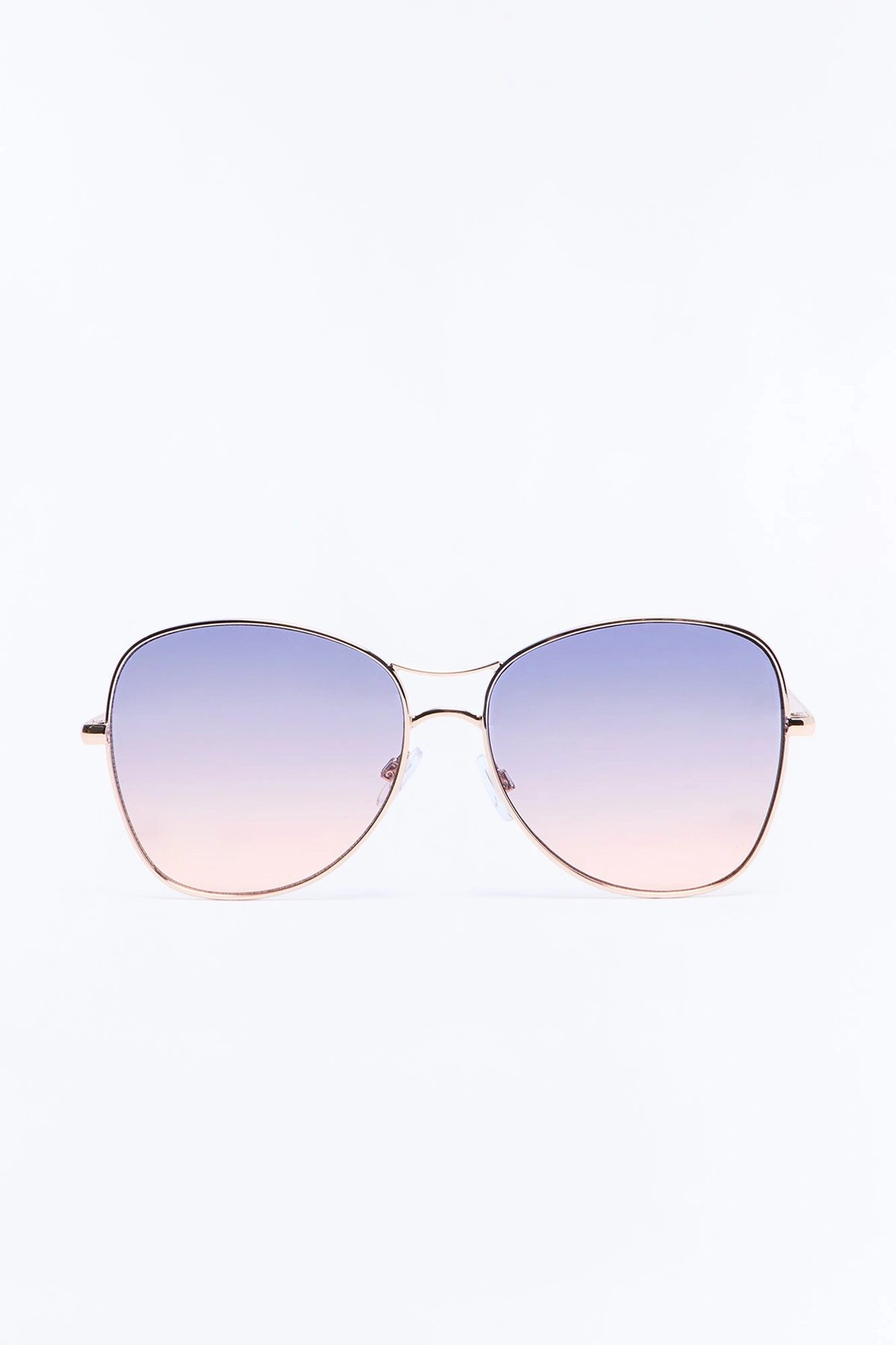 Soft Spoken Sunglasses - Gold — Dourado