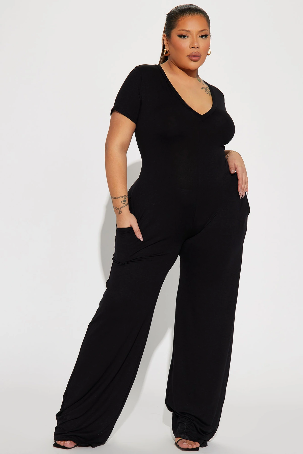 Perfect Weekend Jumpsuit - Black — Preto