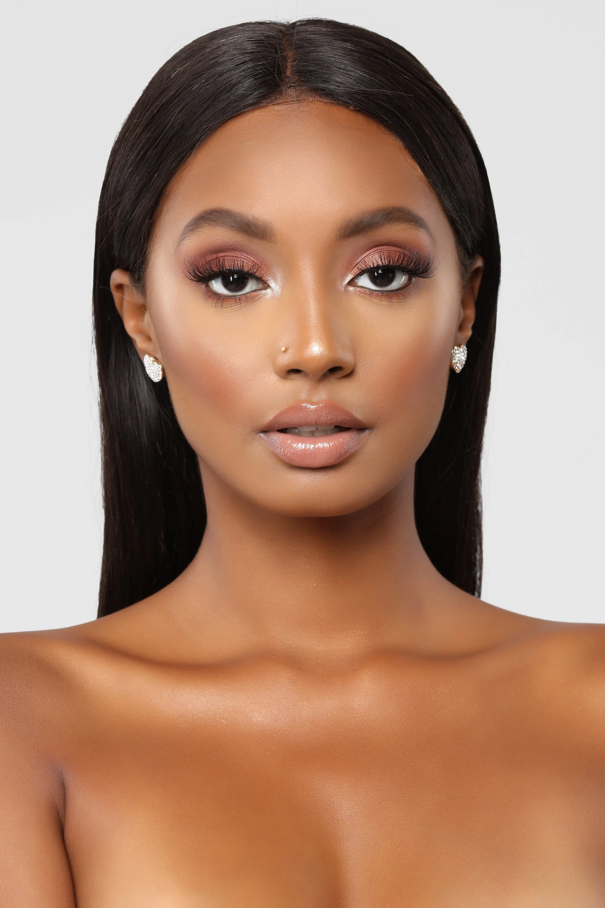 My Tiny Little Heart Earrings - Gold — Dourado