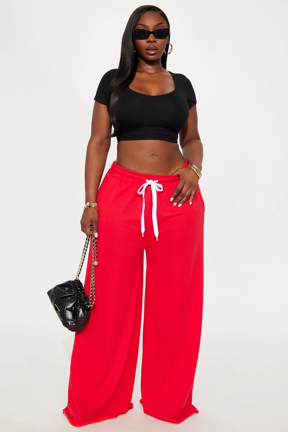 My Turn Again Lounge Pant - Red — Vermelho