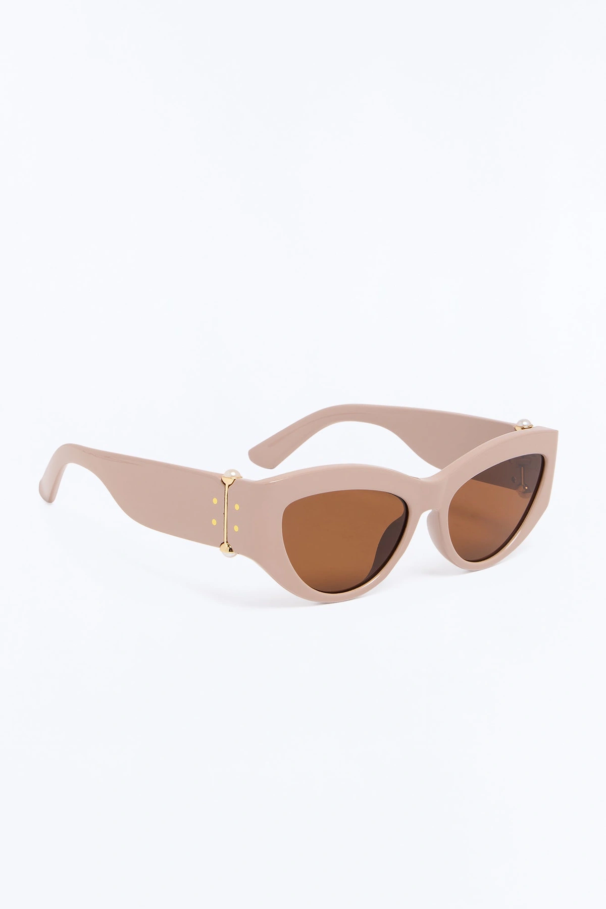 Good Intentions Sunglasses - Beige — Bege