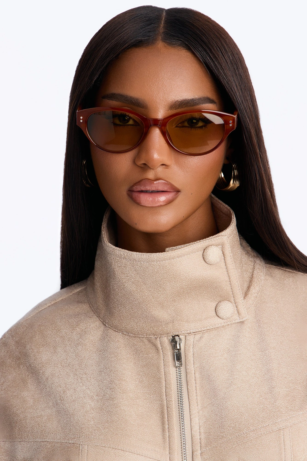 Flying Free Sunglasses - Brown — Castanho