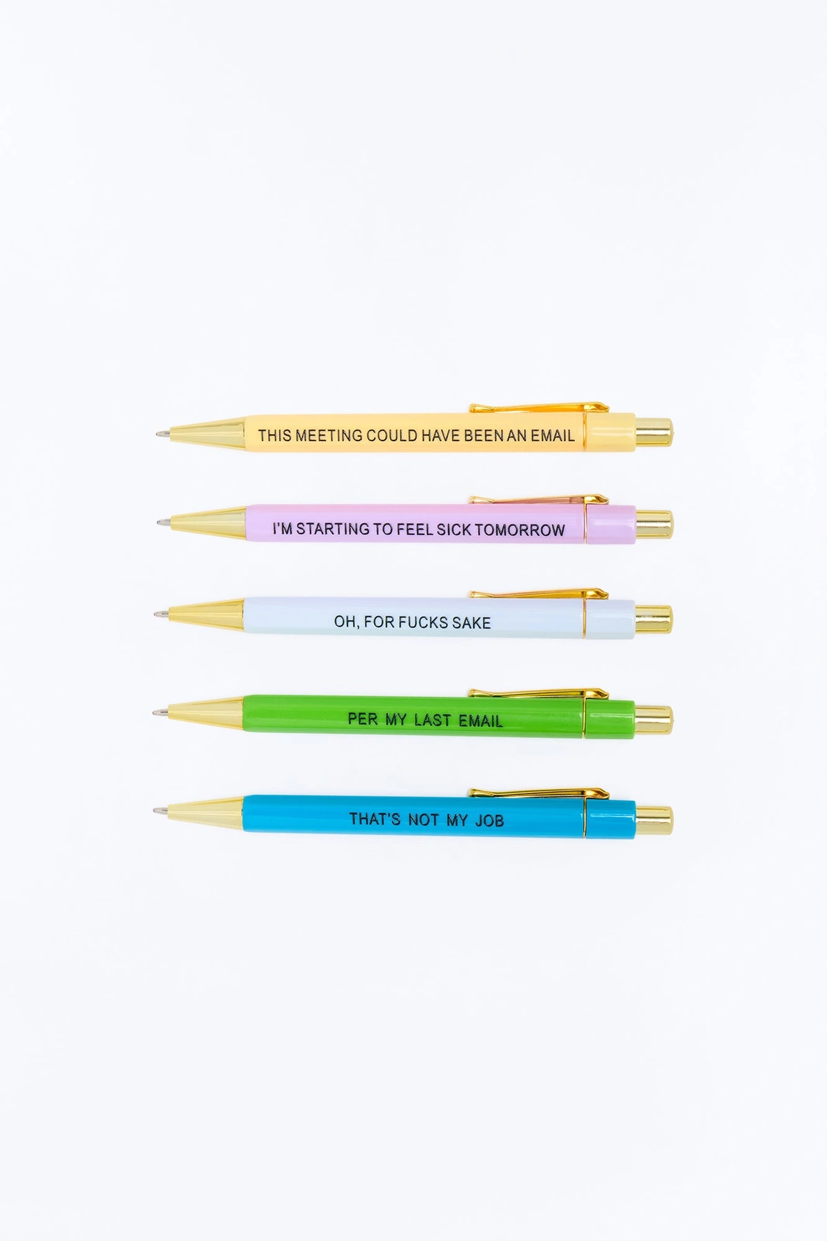 Offensive Pens 5 Pack Set - Multi Color — Multicolor