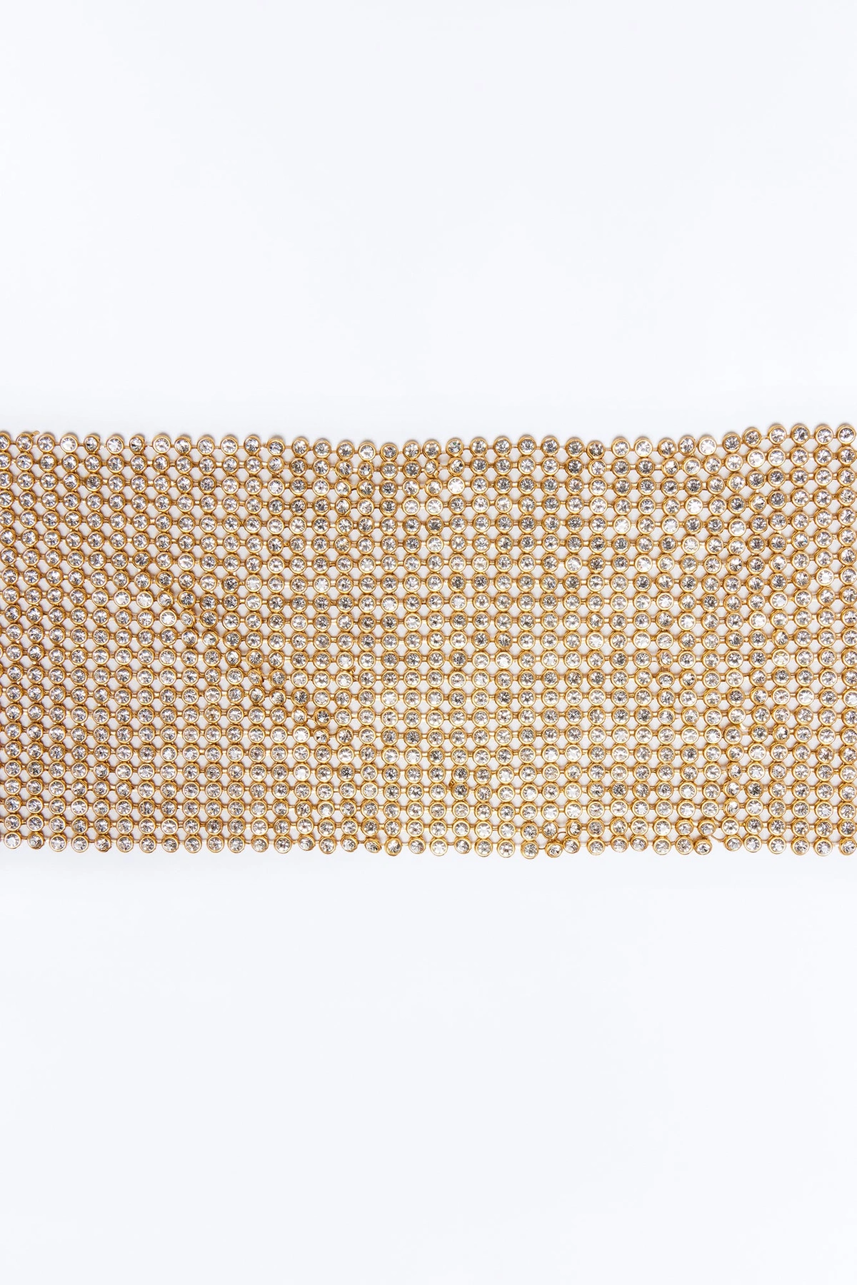 Lily Rhinestone Scoop Layered Necklace - Gold — Dourado