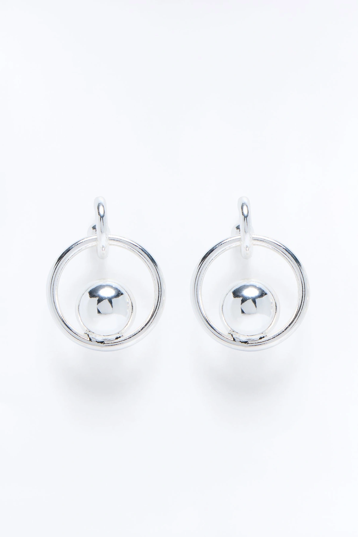 Balanced Thoughts Drop Earrings - Silver — Prateado