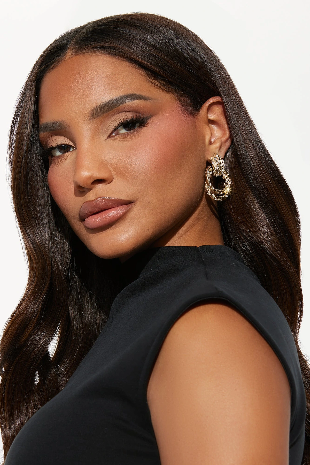 Live Your Best Life Earrings - Gold — Dourado