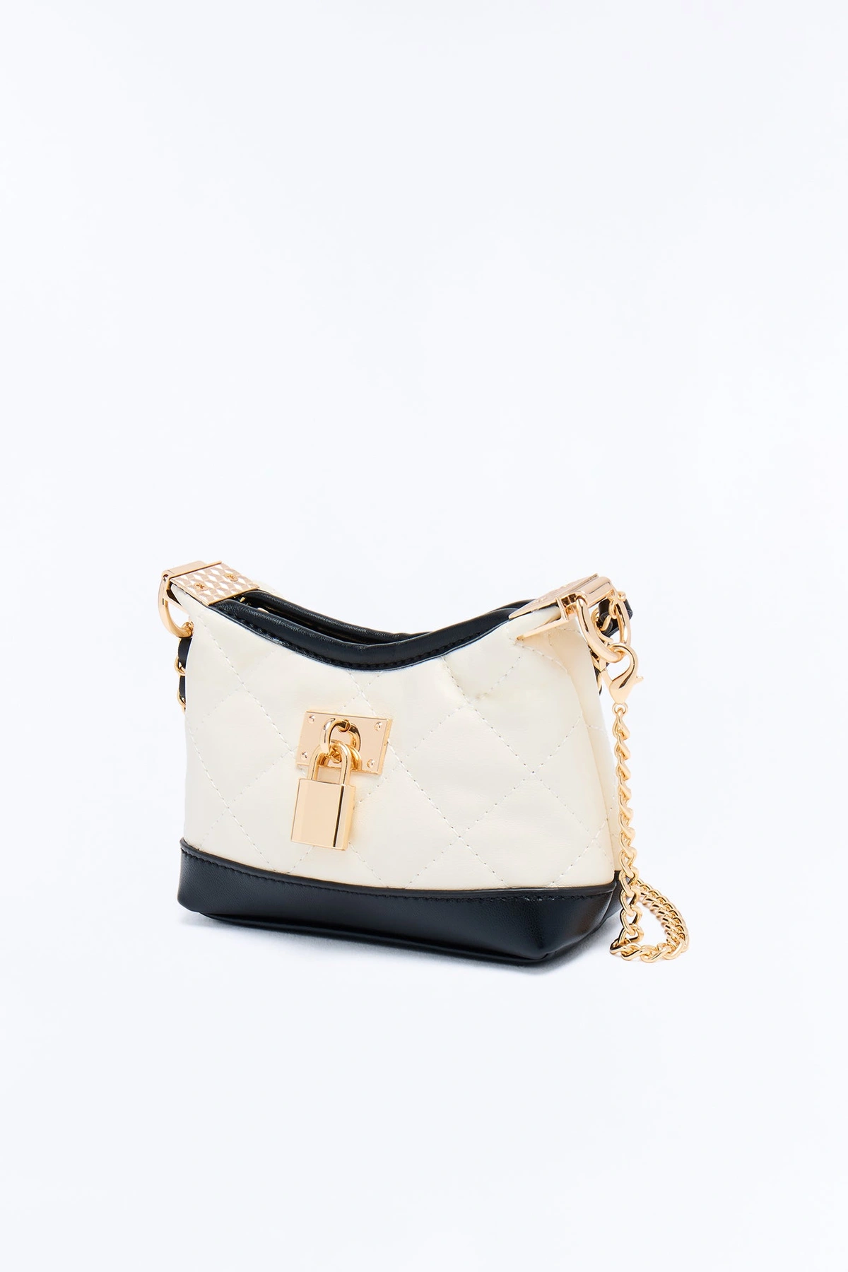 Stay Classy Mini Faux Leather Crossbody - Ivory/combo — Marfim/combinação