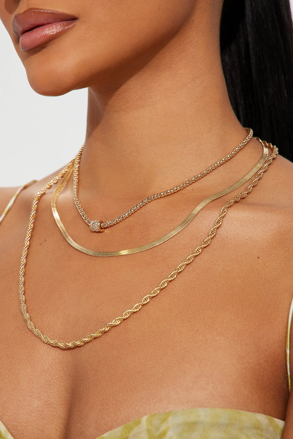 You'll Be Back Necklace - Gold — Dourado