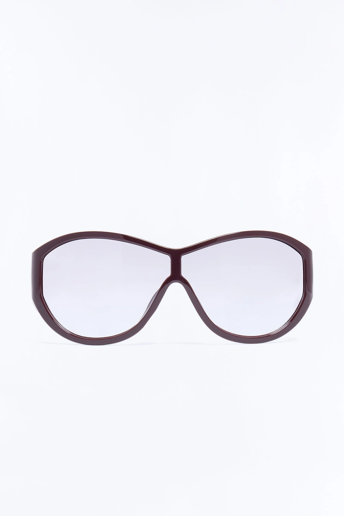 Always On The Look Out Sunglasses - Burgundy — Bordô