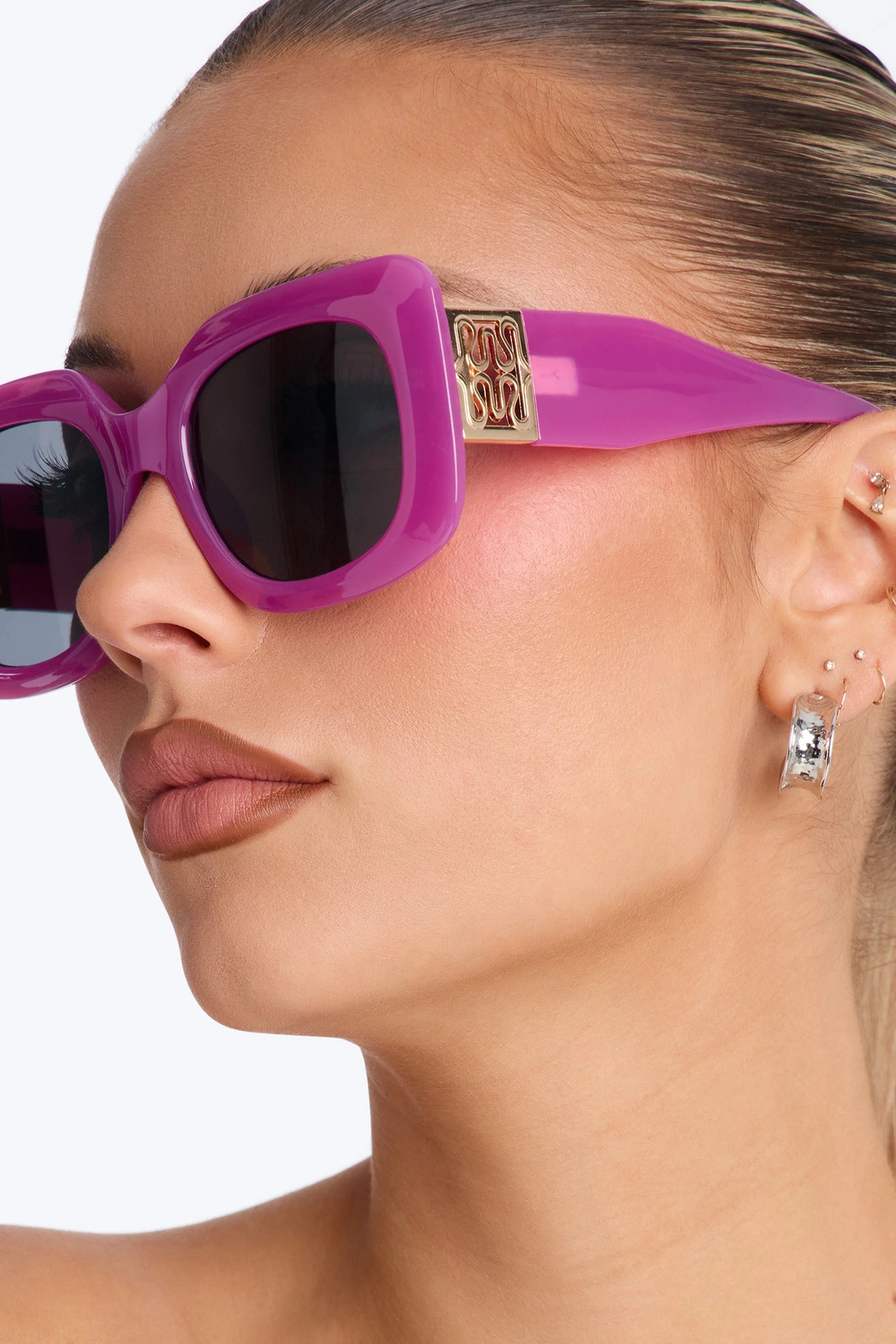 Sun And Ray Sunglasses - Pink — Rosa