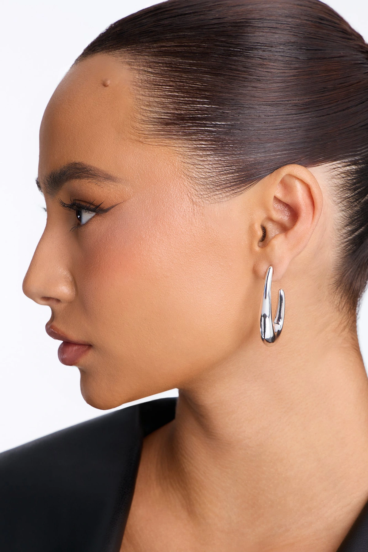 No More Tears Drop Earrings - Silver — Prateado