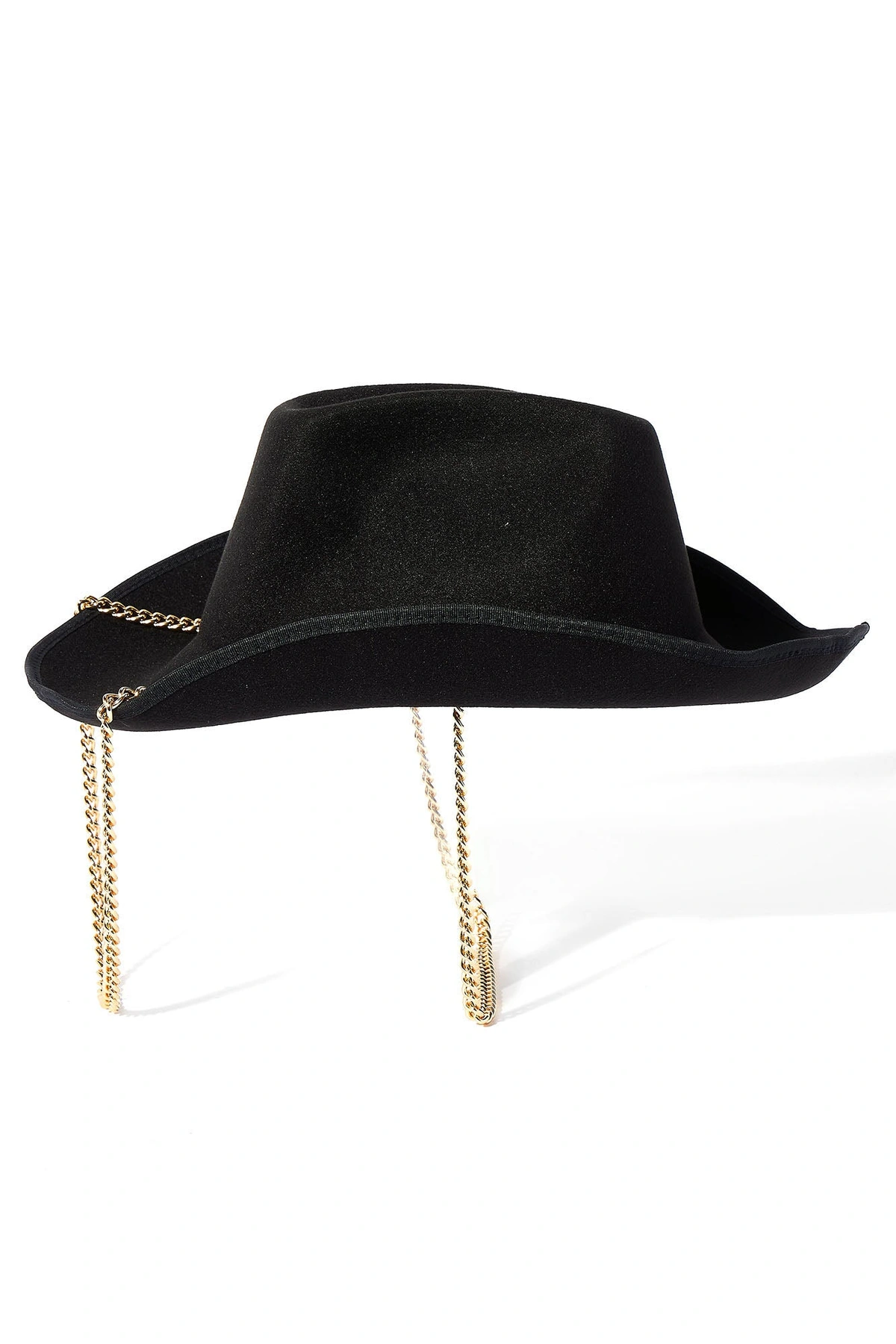 Western Chic Cowboy Hat - Black — Preto