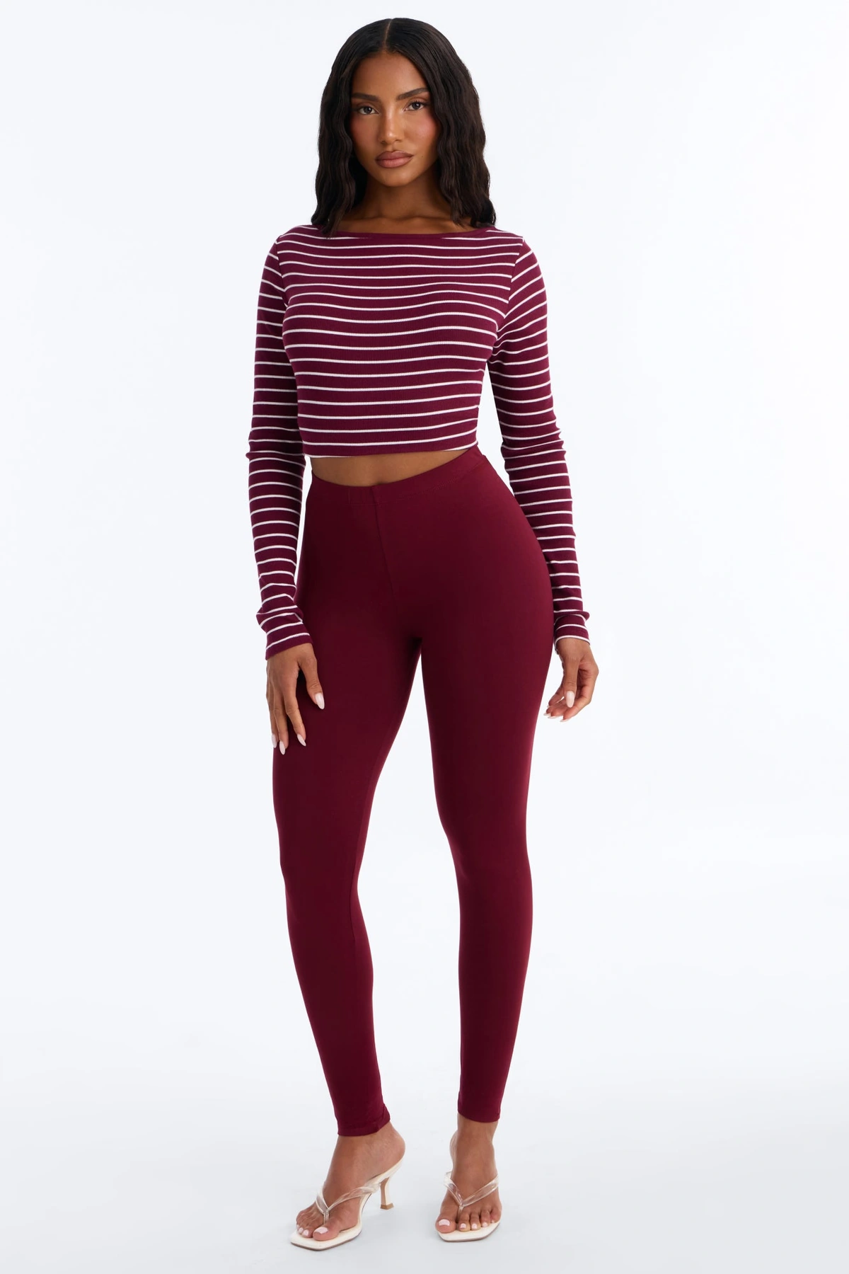 Almost Every Day Leggings - Wine — Vinho