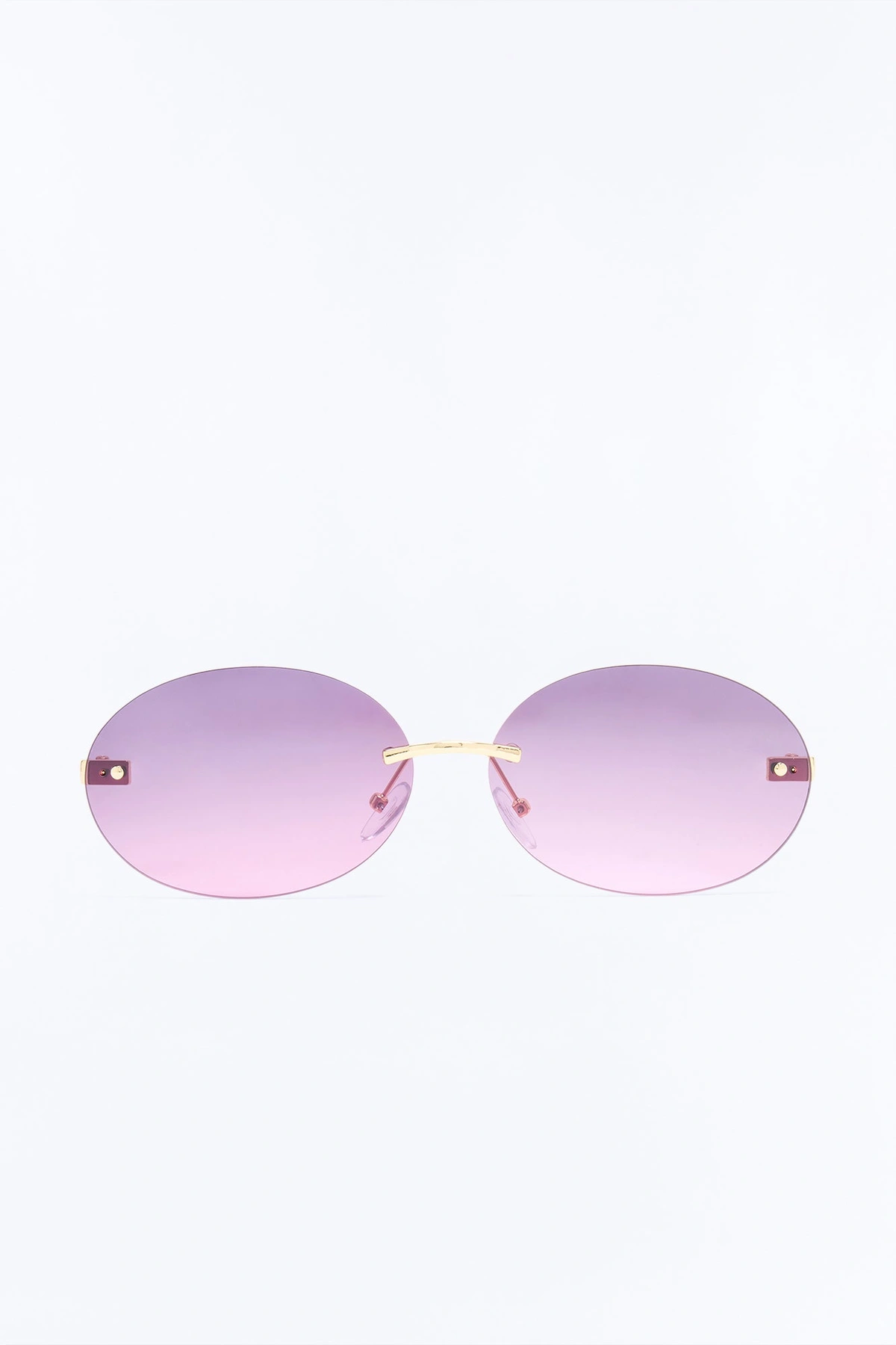 Should Have Been Us Sunglasses - Gold/Purple — Dourado/Roxo