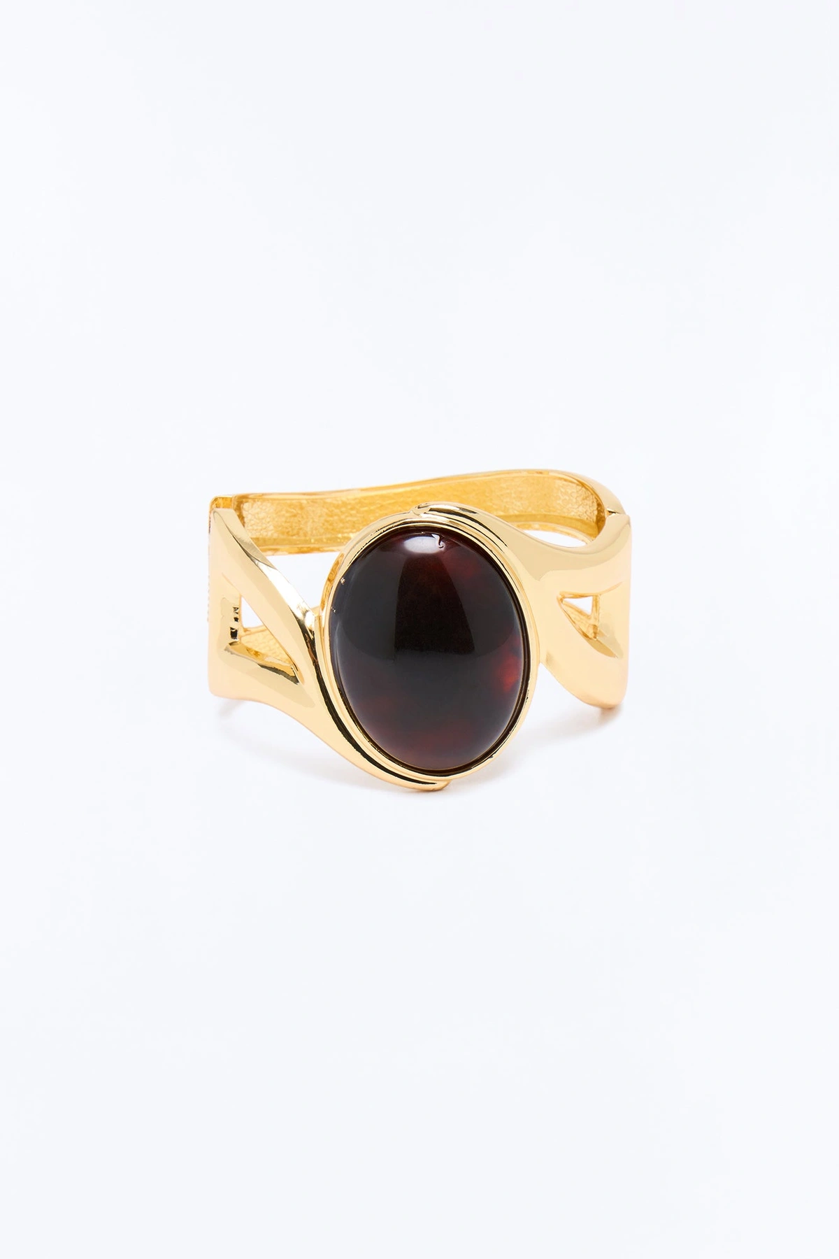 Rock It Jeweled Cuff Bracelet - Gold — Dourado