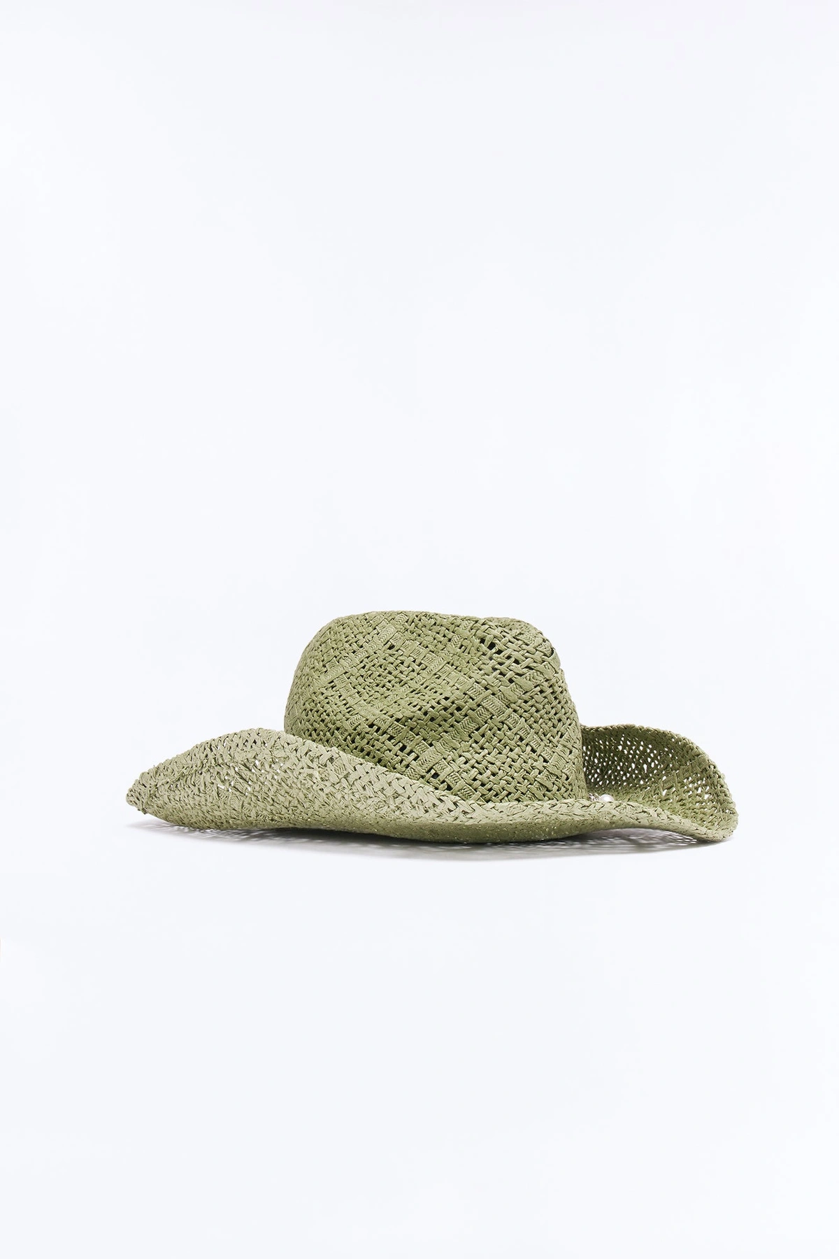 Maui Vacation Straw Cowboy Hat - Green — Verde