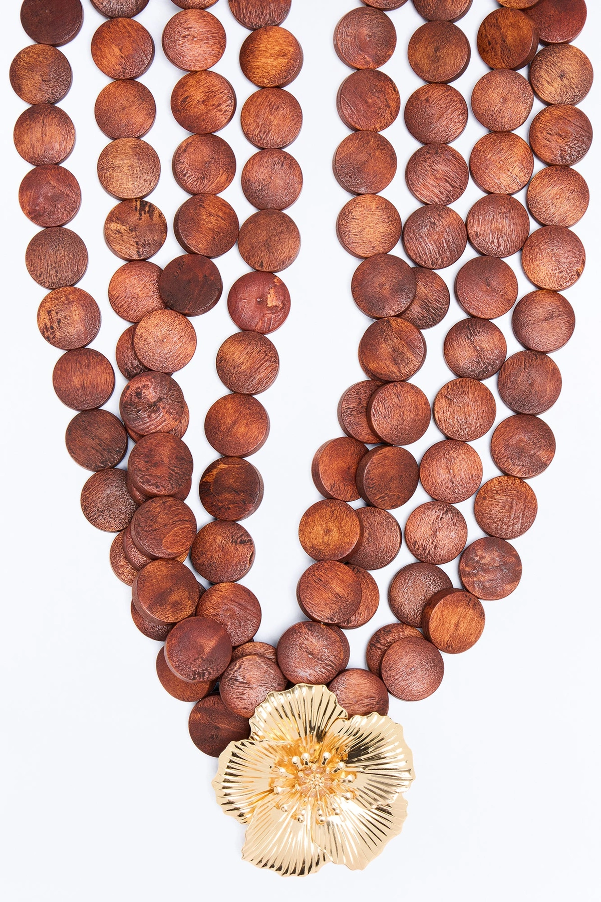 With Love Pendant Necklace - Brown/combo — Castanho/combinação