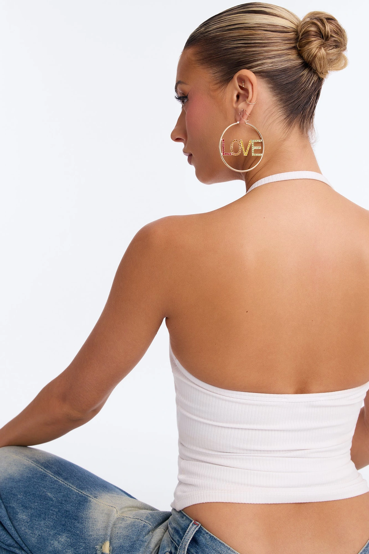 Love Out Loud Hoop Earrings - Multi Color — Multicolor