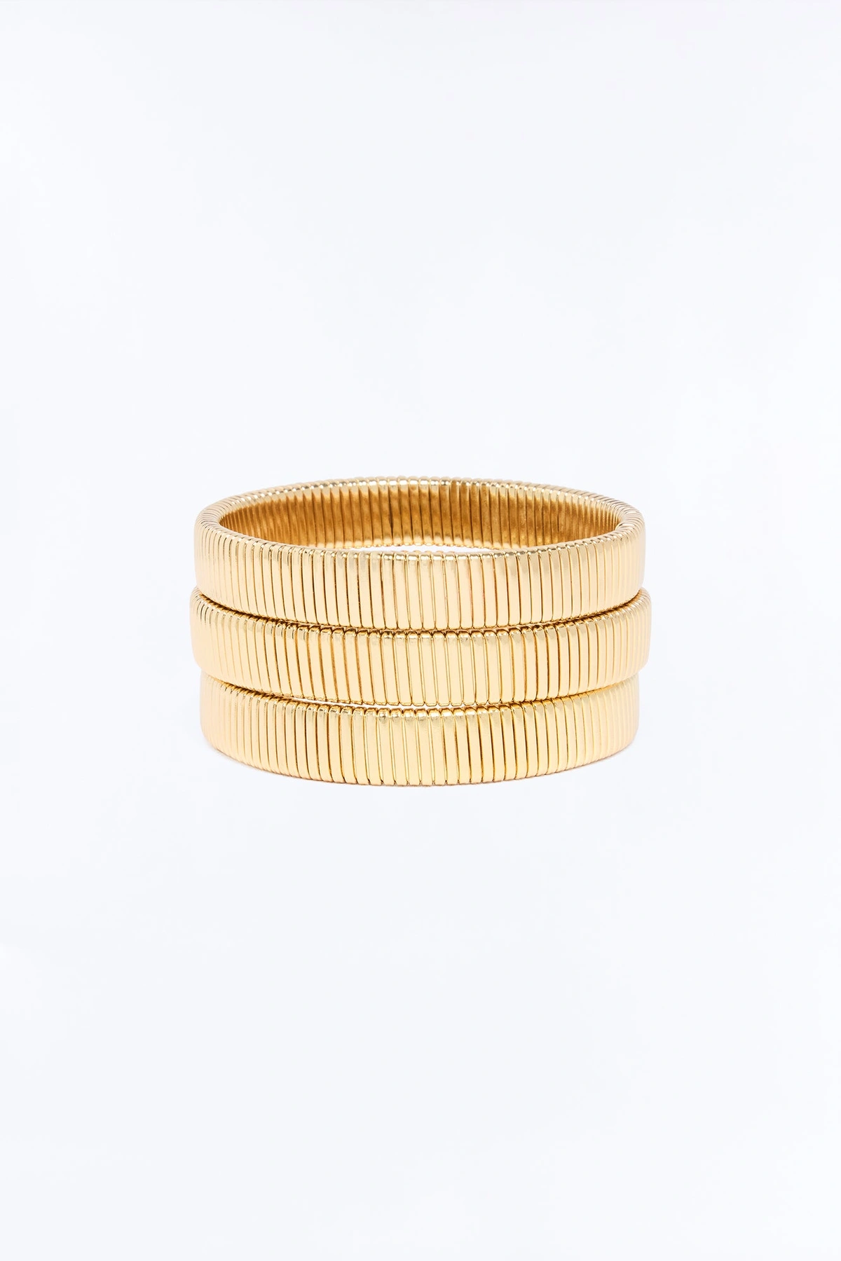 Get With It 3 Piece Bracelet Set - Gold — Dourado