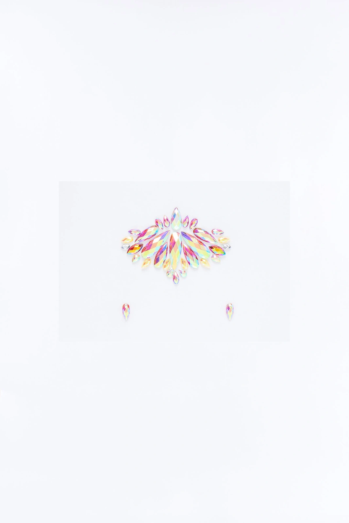 Shining In Color Face And Body Jewels - Multi Color — Multicolor