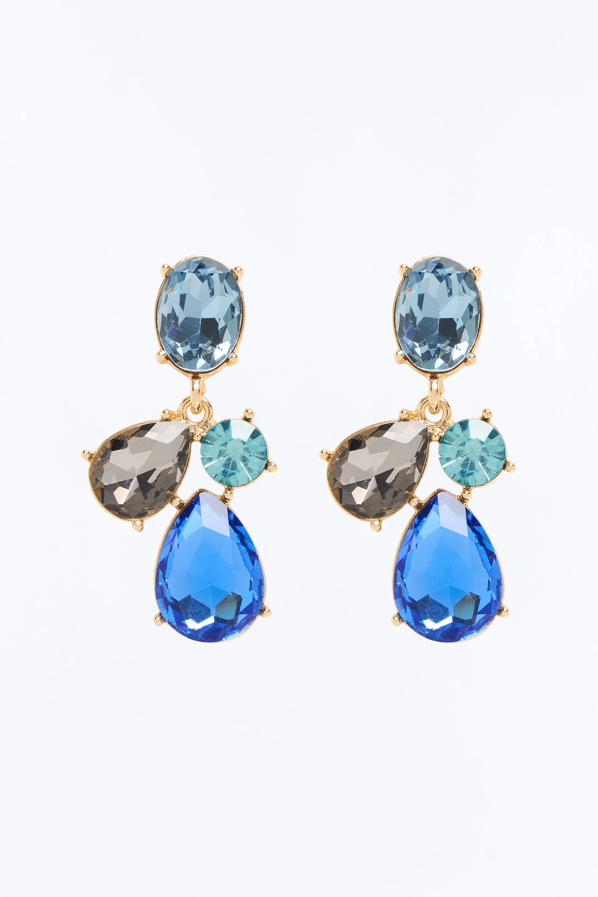 Just My Luck Drop Earrings - Blue — Azul