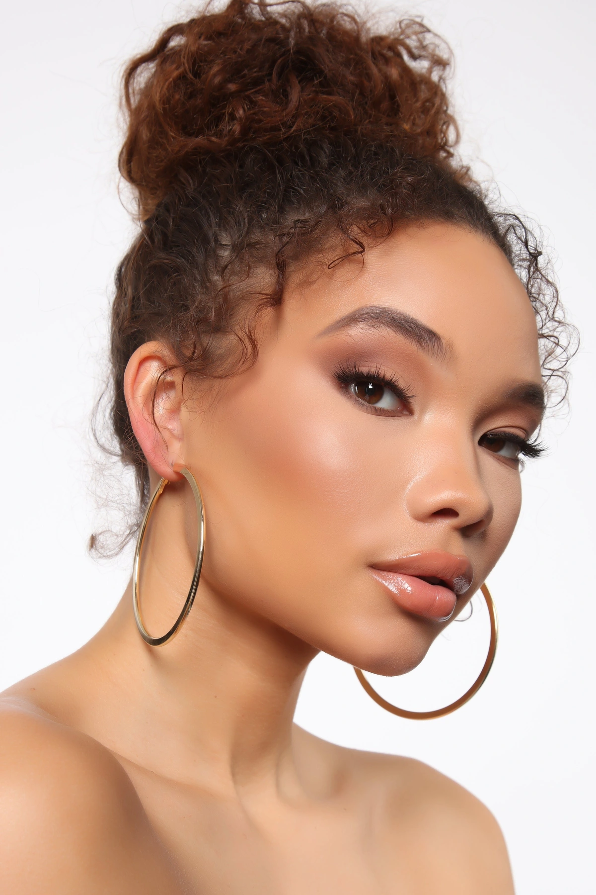 Mason Hoop Earrings - Gold — Dourado