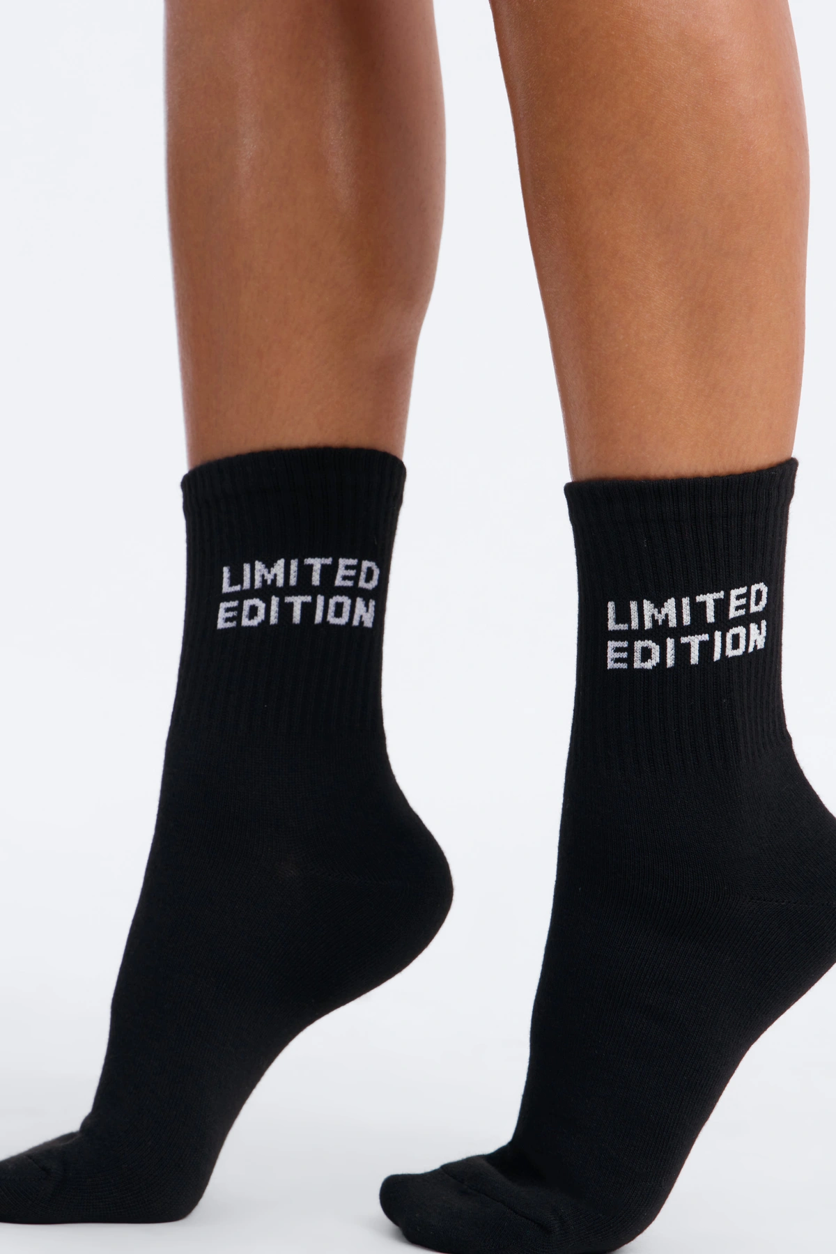 I Am Limited Edition Crew Socks - Black — Preto