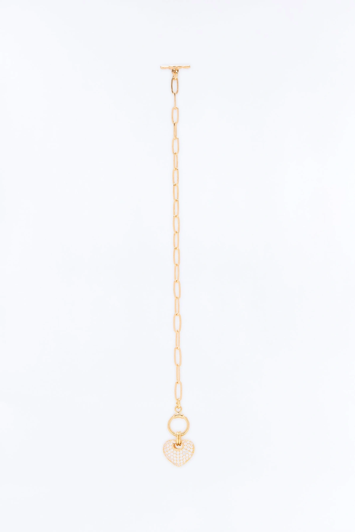 Cubic Zirconia To Be Loved Bracelet - Gold — Dourado