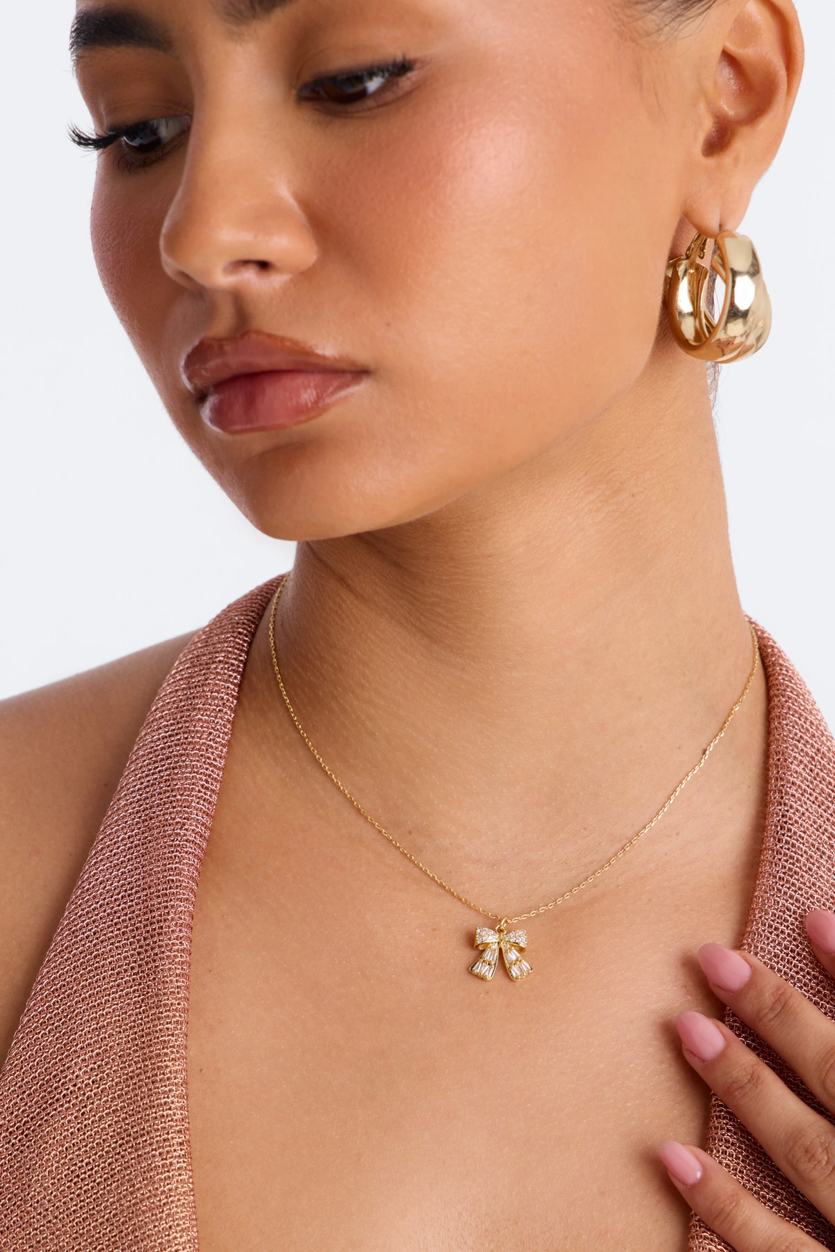 Best At It Pendant Necklace - Gold — Dourado