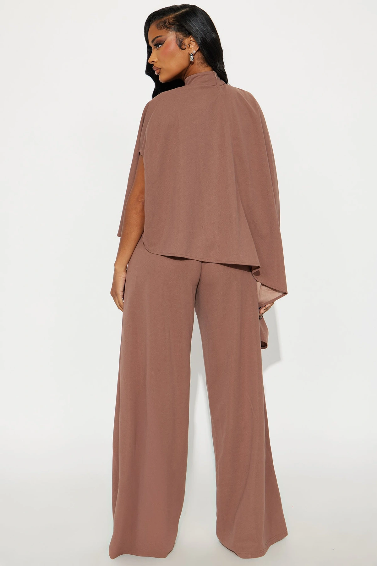 Diana Draped Pant Set - Mocha — Moca
