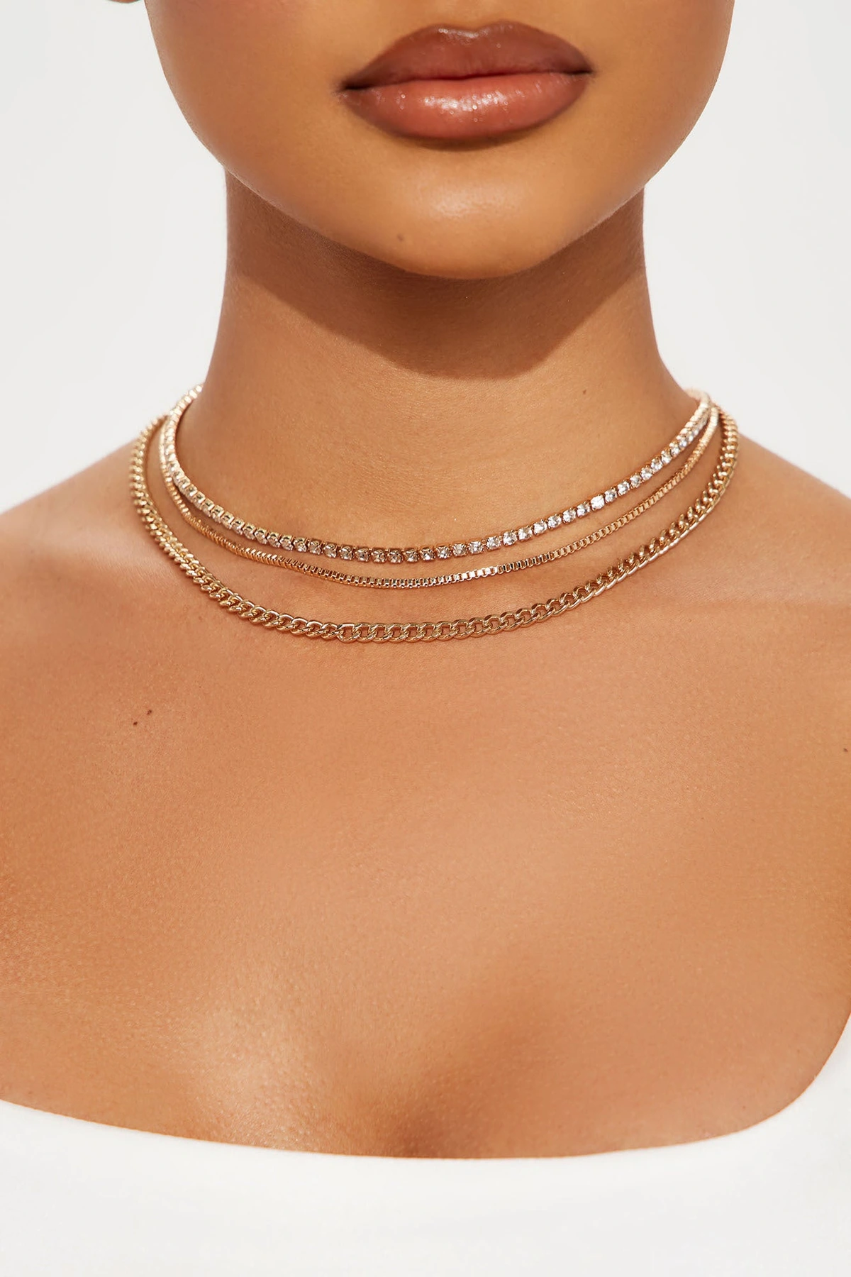Gold On Me Necklace - Gold — Dourado
