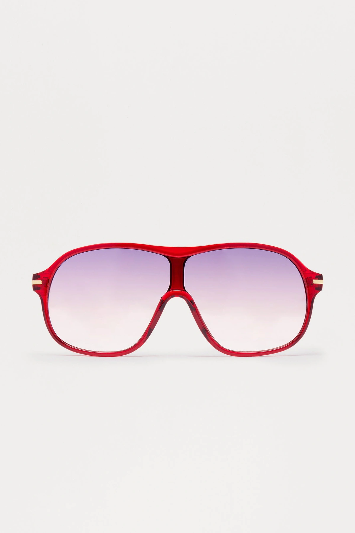 Couldn't Help It Sunglasses - Red/combo — Vermelho/combinação