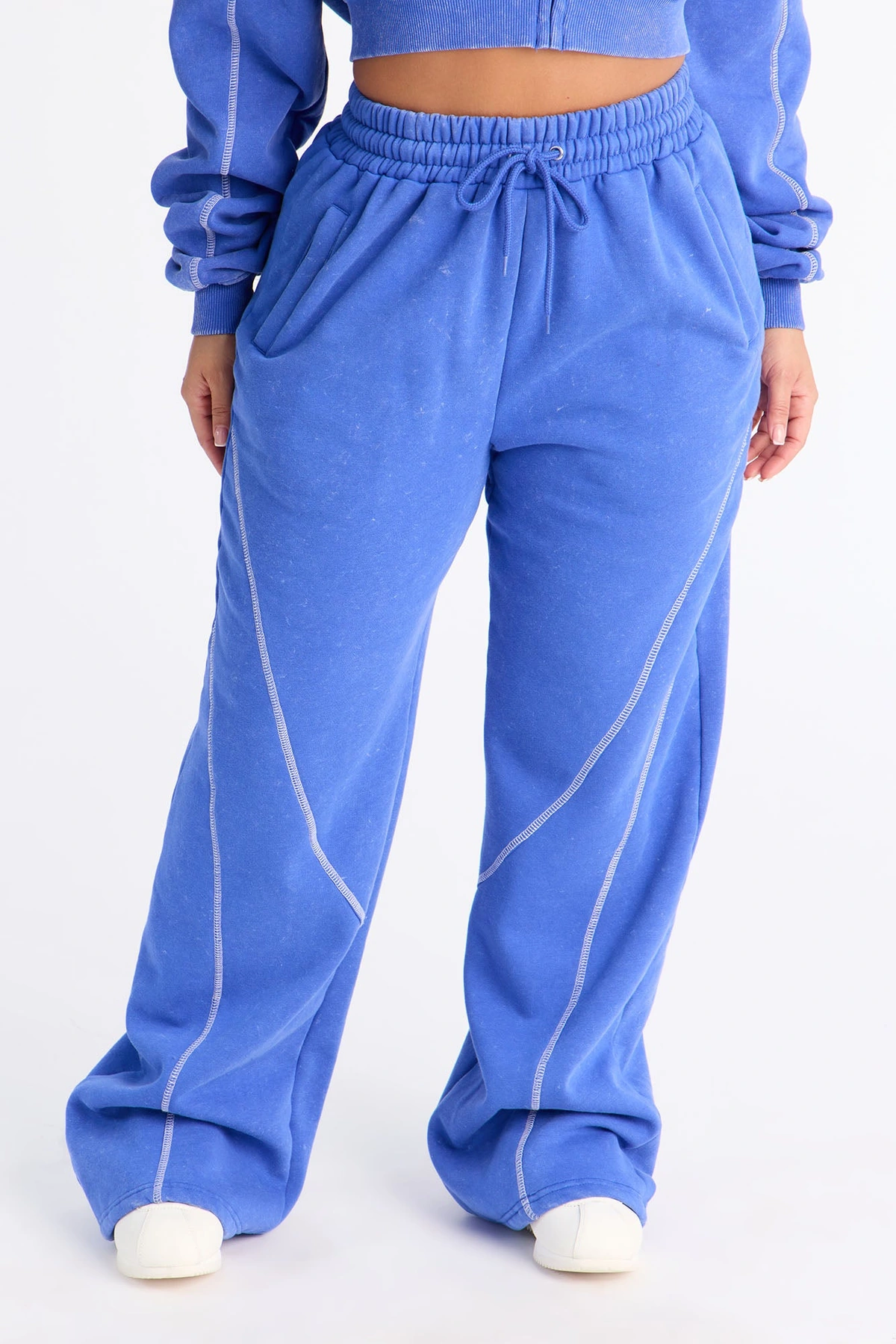 Norah Washed Lounge Pant - Blue — Azul