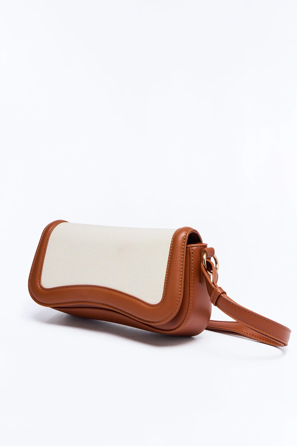 Downtown Darling Faux Leather Shoulder Handbag - Brown/combo — Castanho/combinação