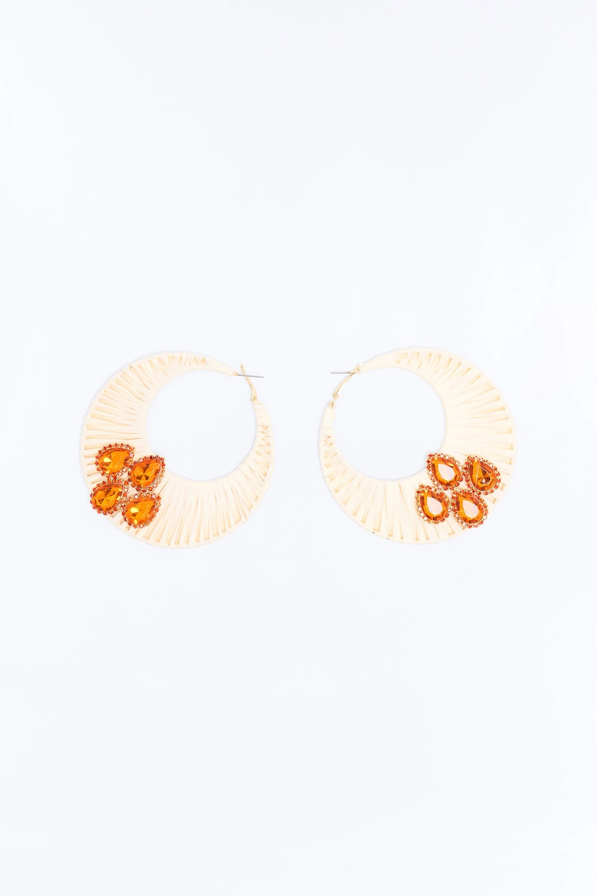 Sandy Toes Hoop Earrings - Ivory/combo — Marfim/combinação