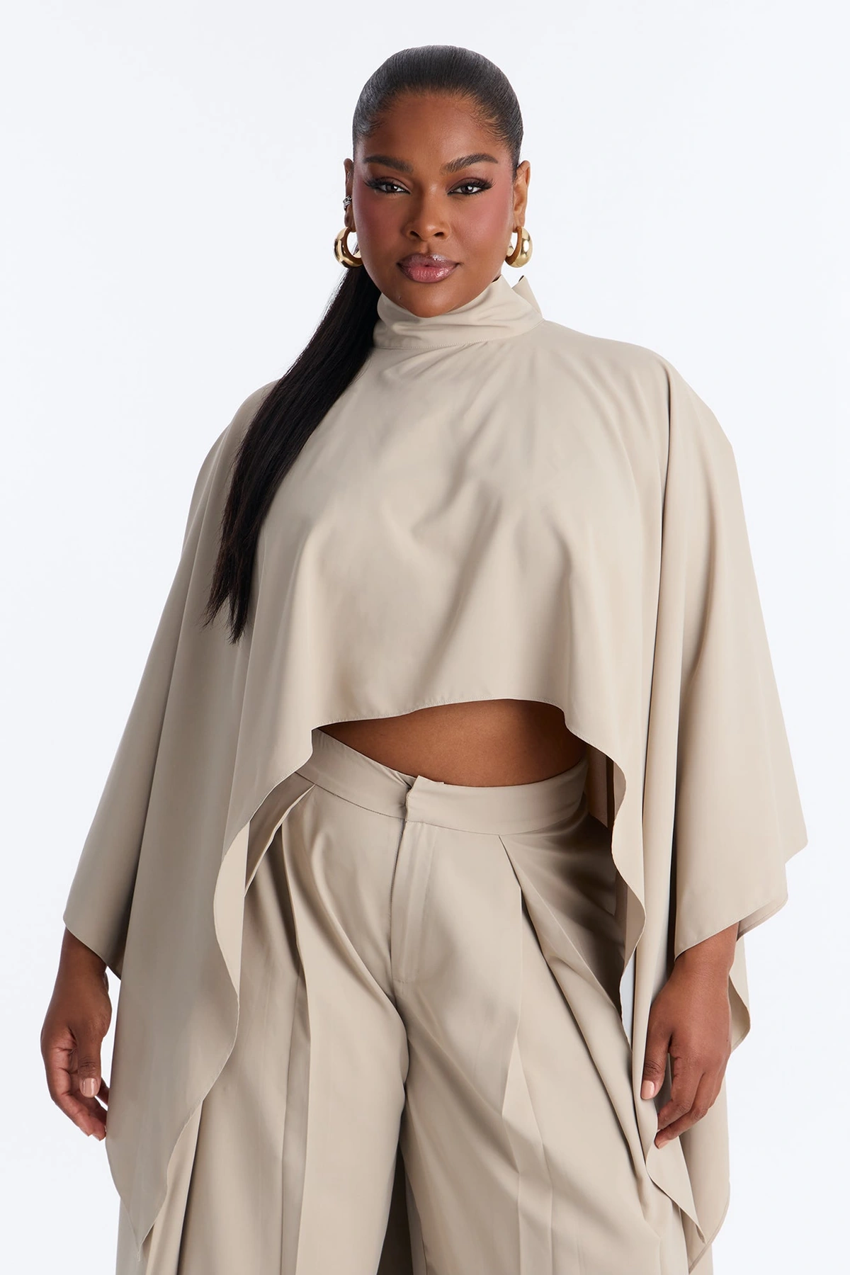 Refined Flow Pant Set - Taupe — Bege acinzentado