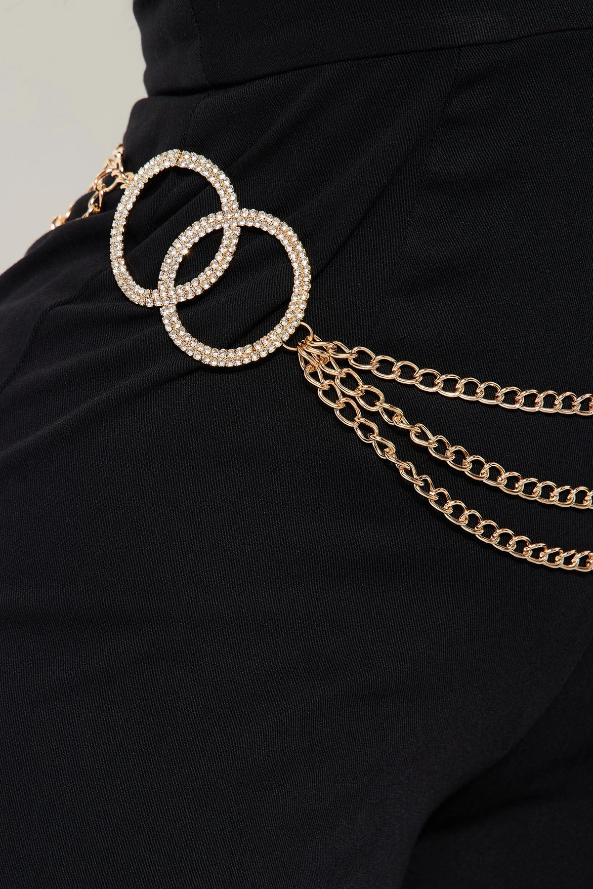 Double Take Chain Belt - Gold — Dourado