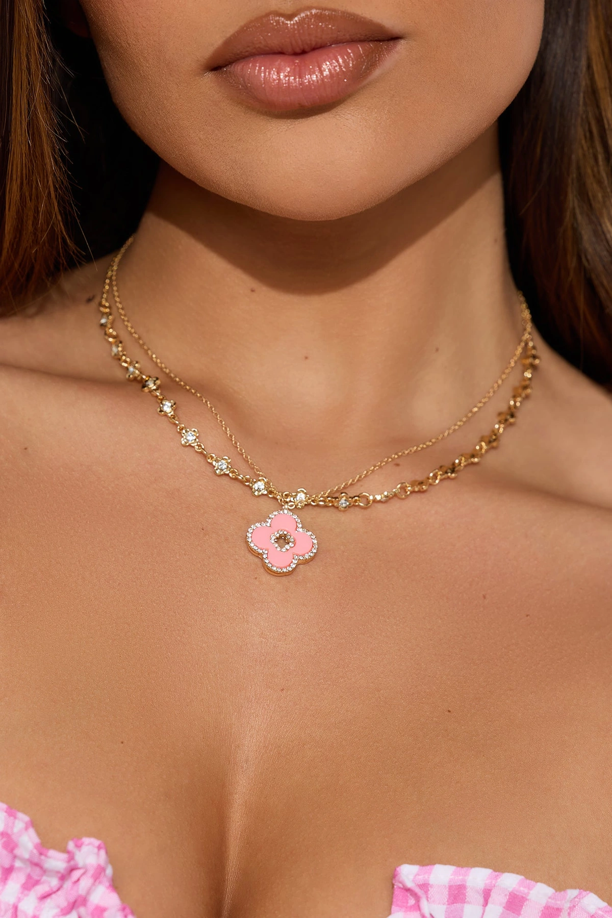Tami Twinkle Necklace - Pink — Rosa