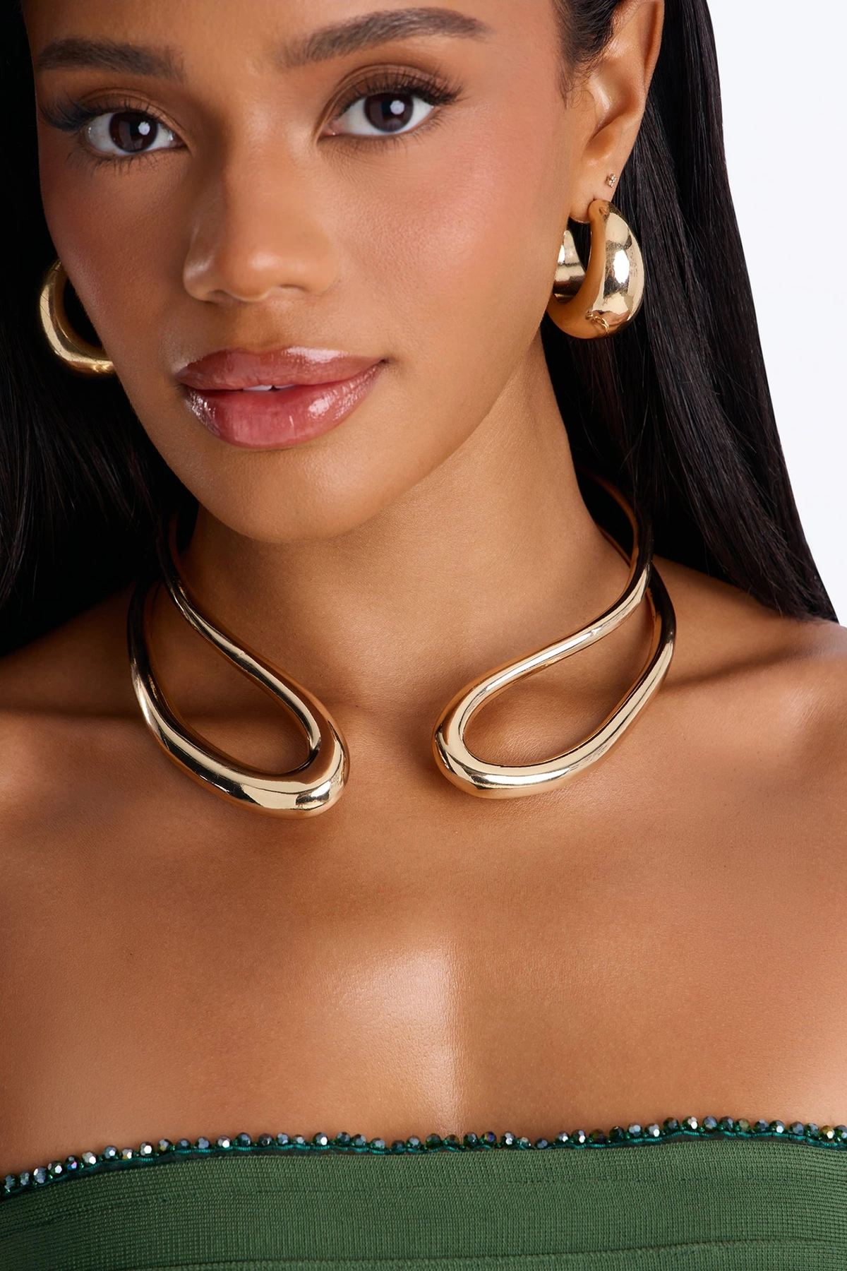 Noir Choker - Gold — Dourado