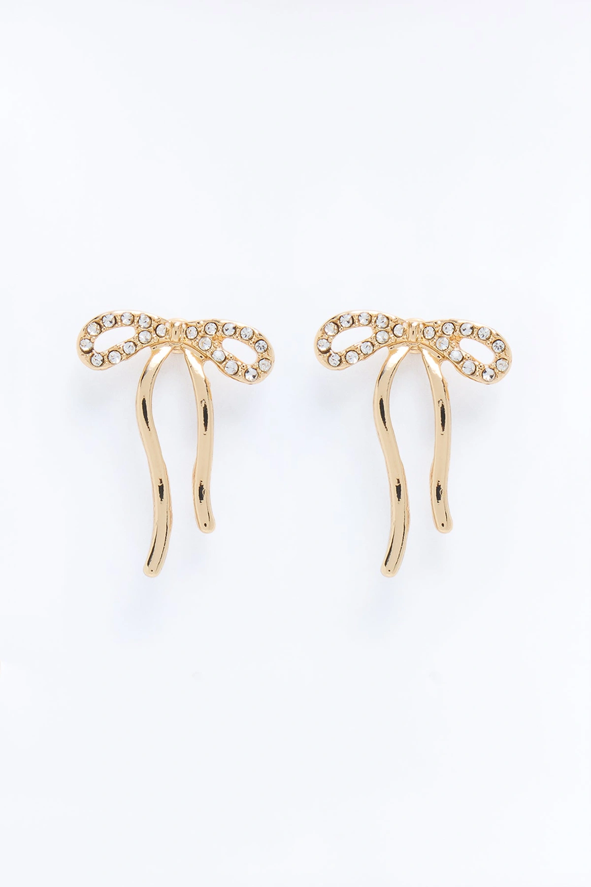 Love Me More Stud Earrings - Gold — Dourado
