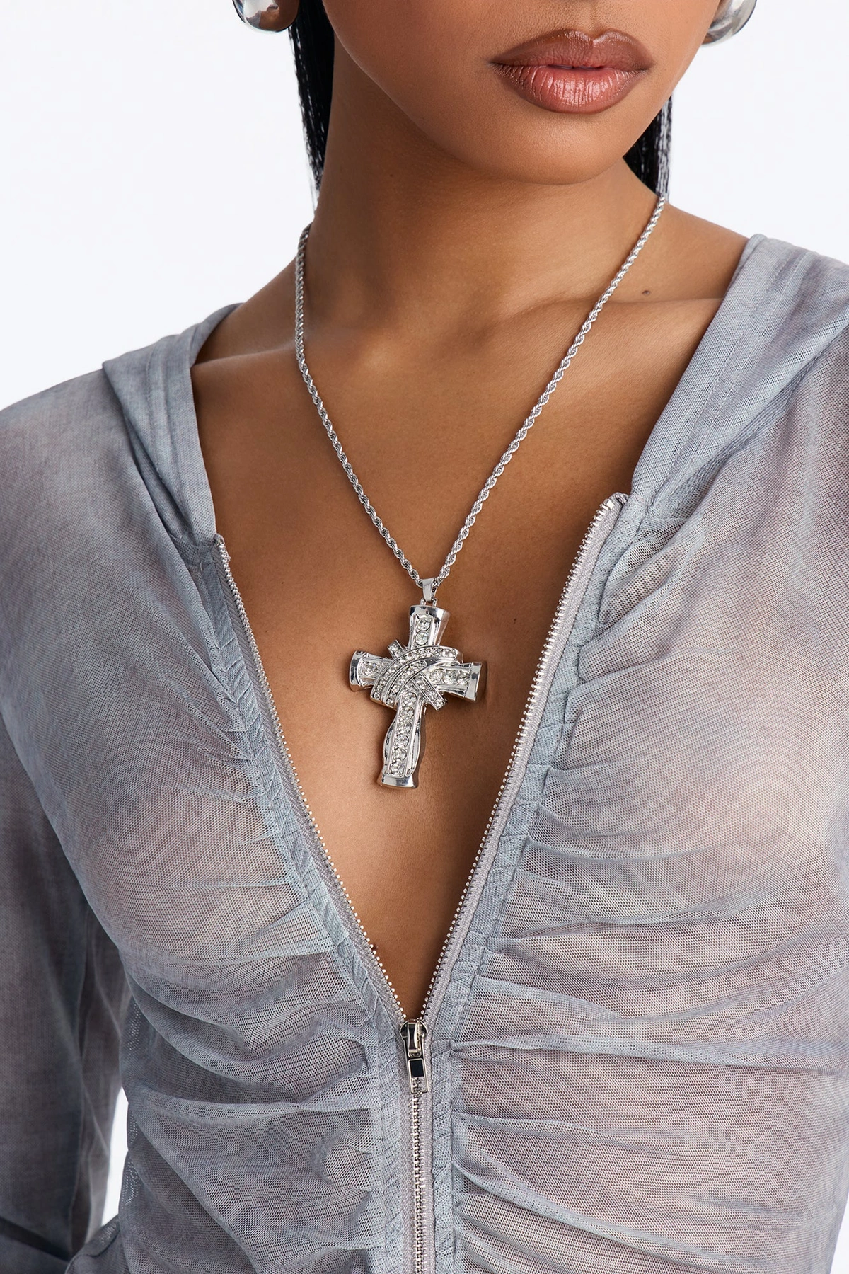 Faithful Necklace - Silver — Prateado
