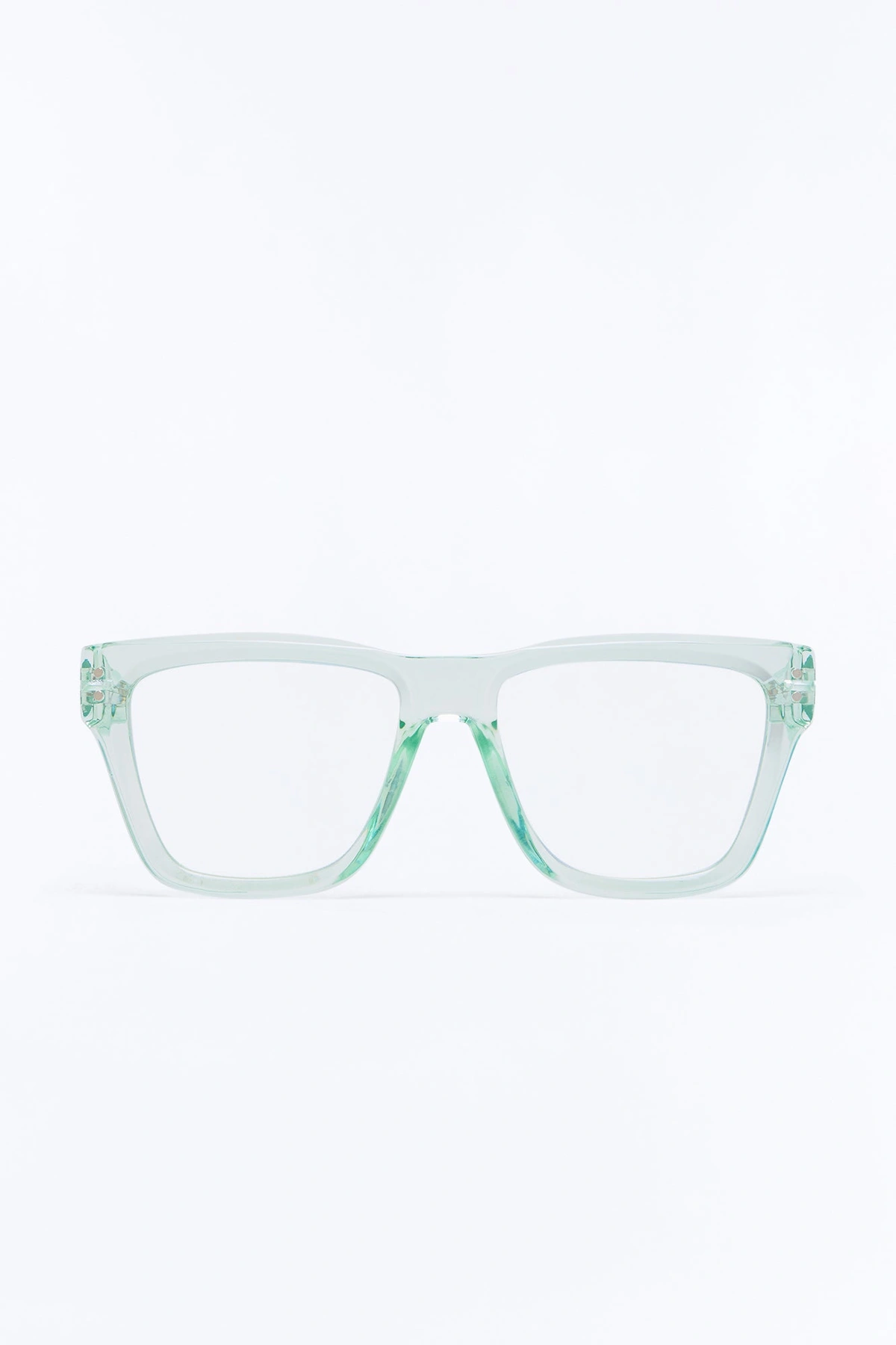 Edgiest In The Office Blue Light Glasses - Green — Verde