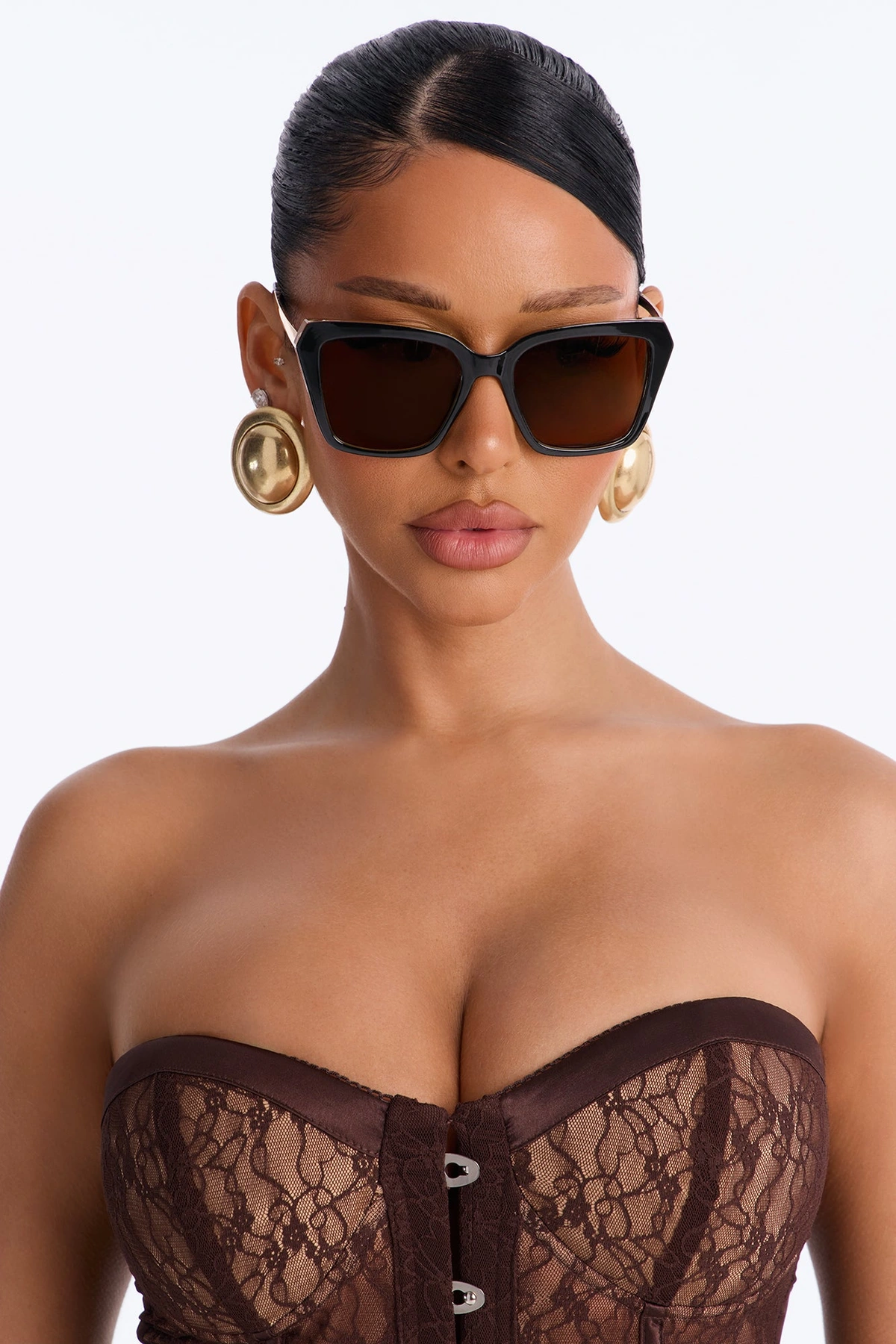 Professional Daydreamer Sunglasses - Gold/Brown — Dourado/Castanho