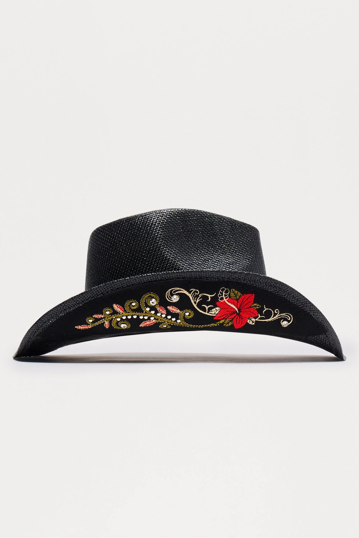 Riding In Style Cowboy Hat - Black — Preto