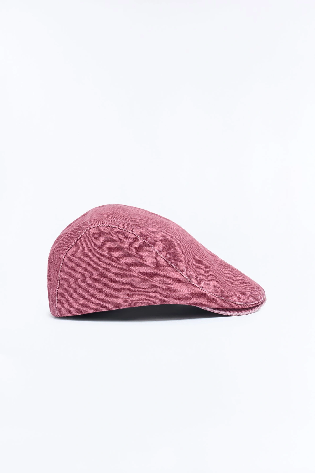 Indigo Avenue Denim Cabbie Hat - Burgundy — Bordô