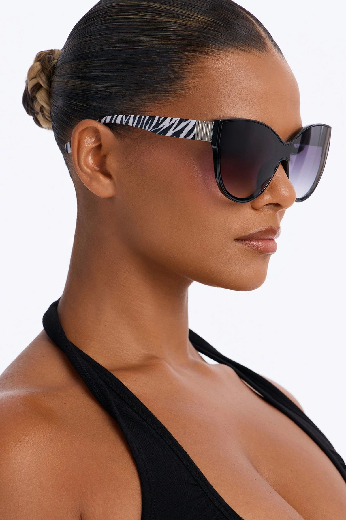 Best Of Time Sunglasses - Black/White — Preto/Branco